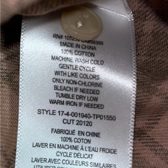 Current/Elliott “The Mell Shirt” Button Down Top size small (2) - Picture 4 of 6